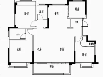 出售安建洋房 汉城源筑3室2厅2卫135平米105万住宅