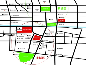 汉邦广场交通图